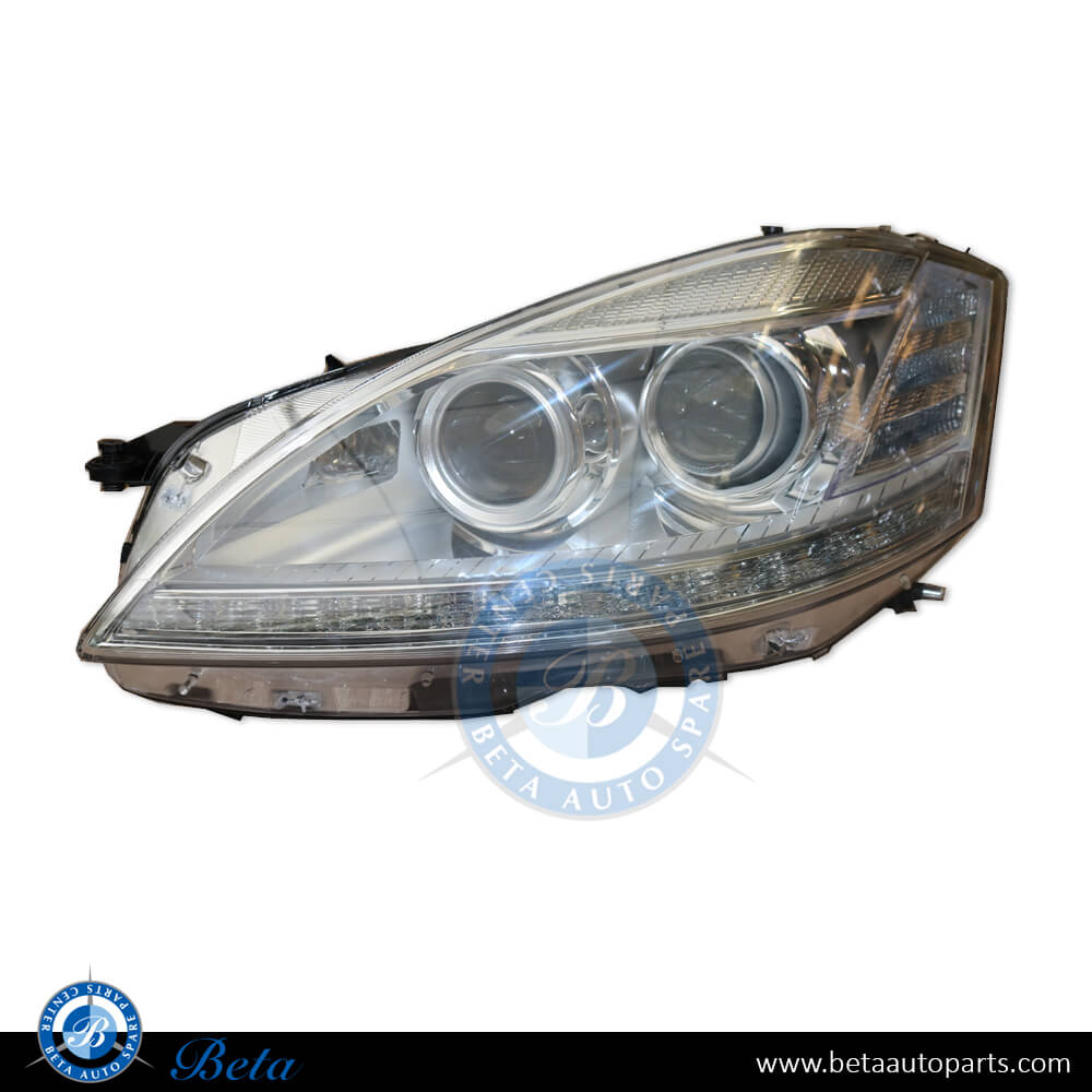 Left Side Headlamp Xenon with Night Vision for Mercedes S-Class W221 2010-2013 models, Part Number 2218201559