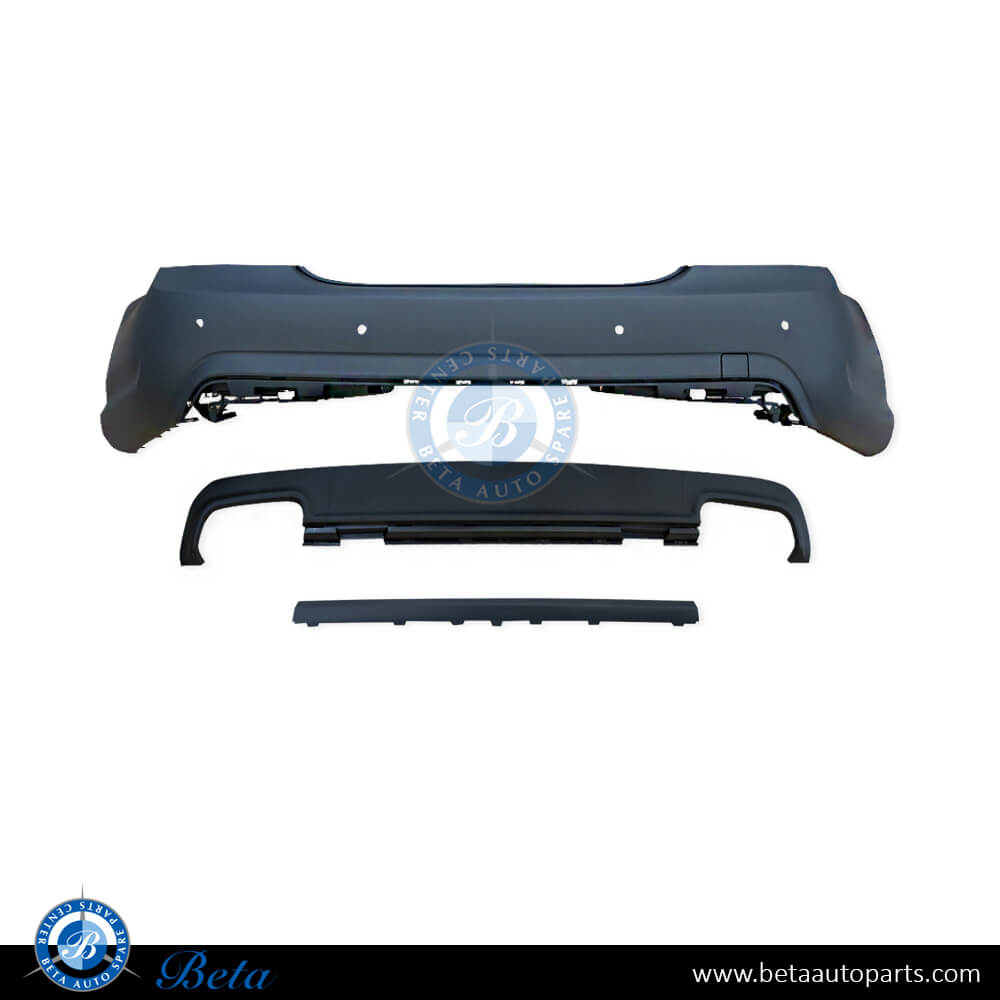 Rear bumper assembly with PDC and sport S500 for Mercedes S-Class W221 2010-2013 models, Part Number 2218804740