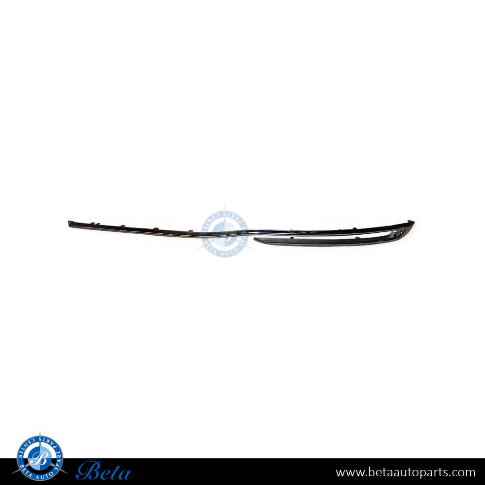 Right Side Front Bumper Chrome Moulding for Mercedes S-Class W222 2018-2020 models, Part Number 2228851300