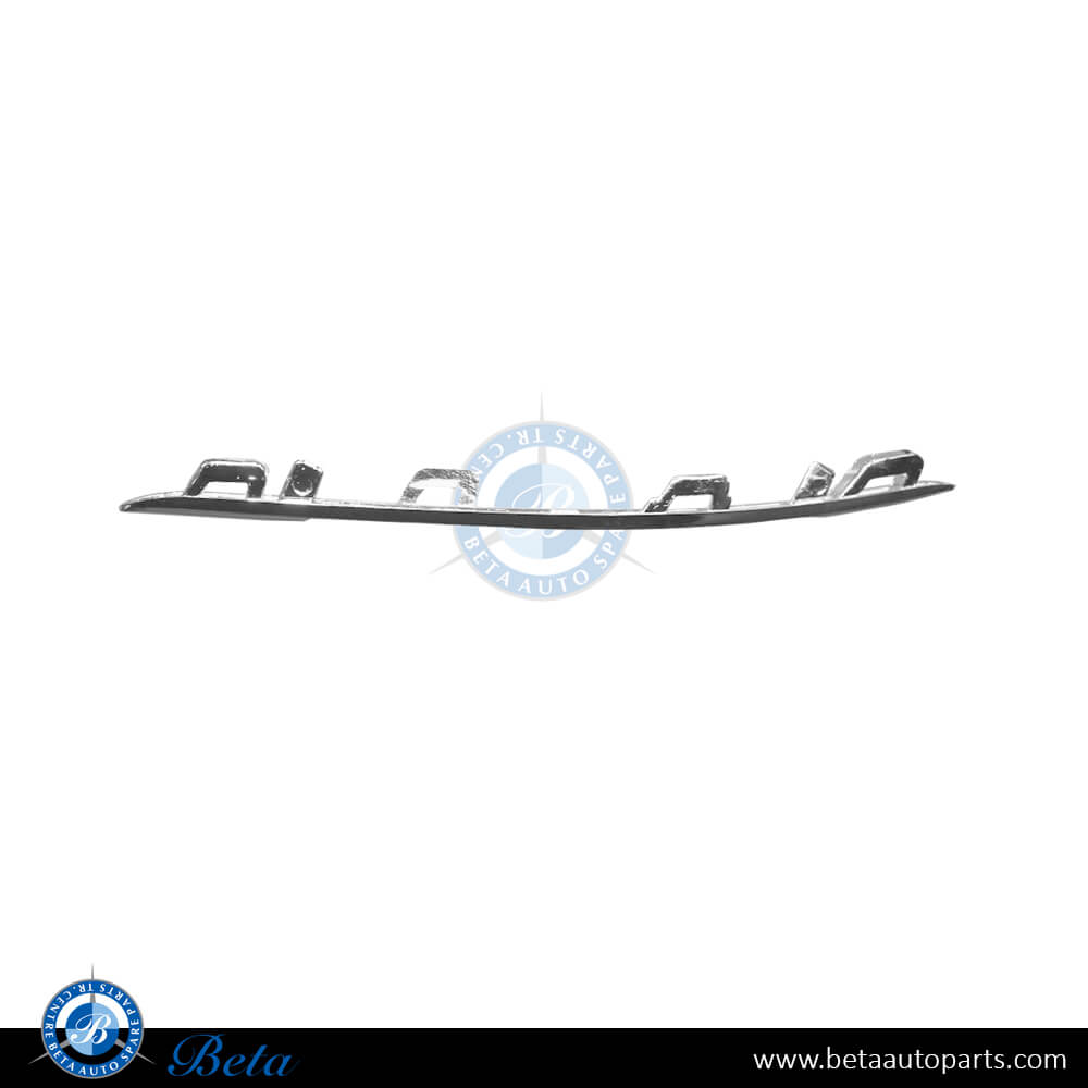 Right Side Front Bumper Lower Grille Upper Moulding Normal AMG for Mercedes S-Class 2021-Up models, Part Number 2238852202