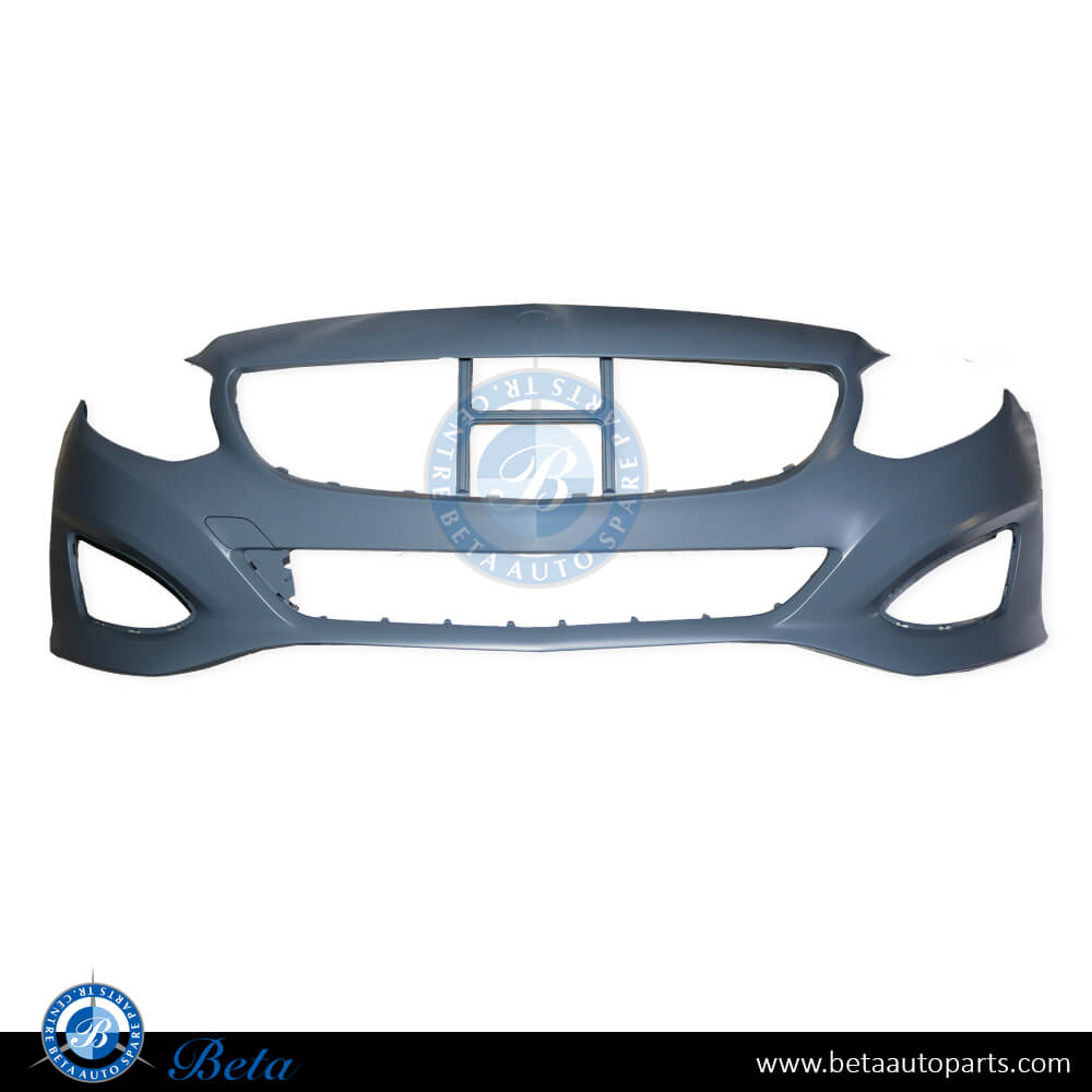 Front Bumper without PDC for Mercedes B-Class W246 2015-Up models, Part Number 2468804540