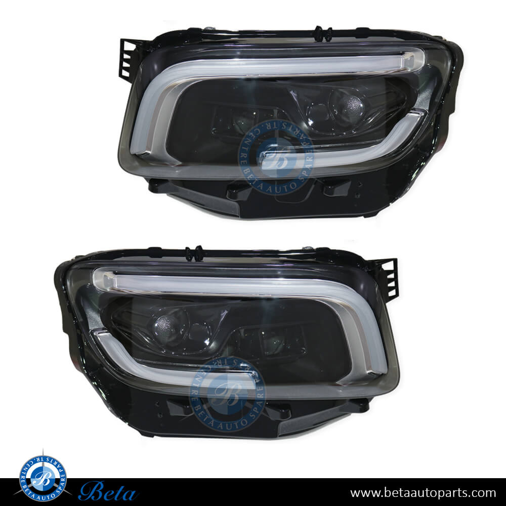 Headlamp Upgrade From Static to Dynamic LED for Mercedes GLB-Class X247 2020-Up models, Part Number 2479063700 / 2479063800