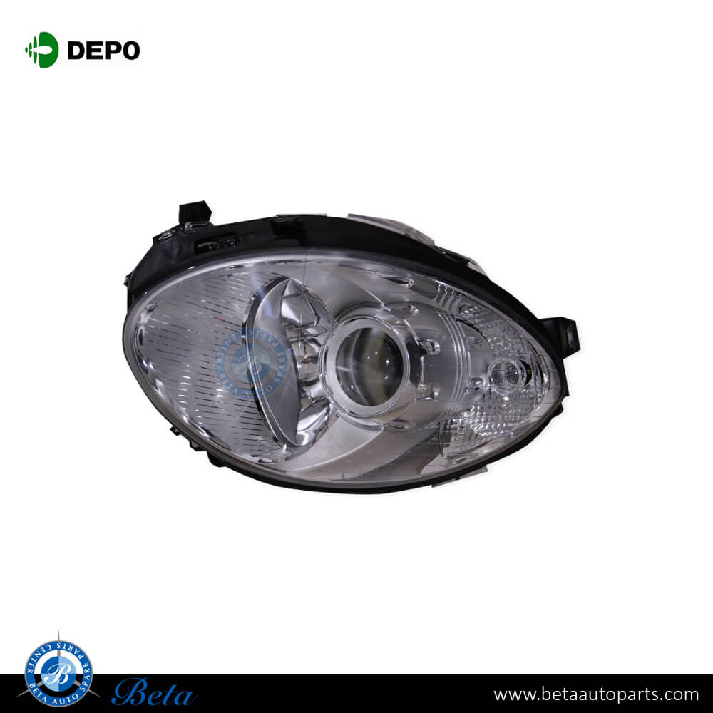 Left Side Headlamp with Motor for Mercedes R-Class W251 2006-2010 models, Part Number 2518200161