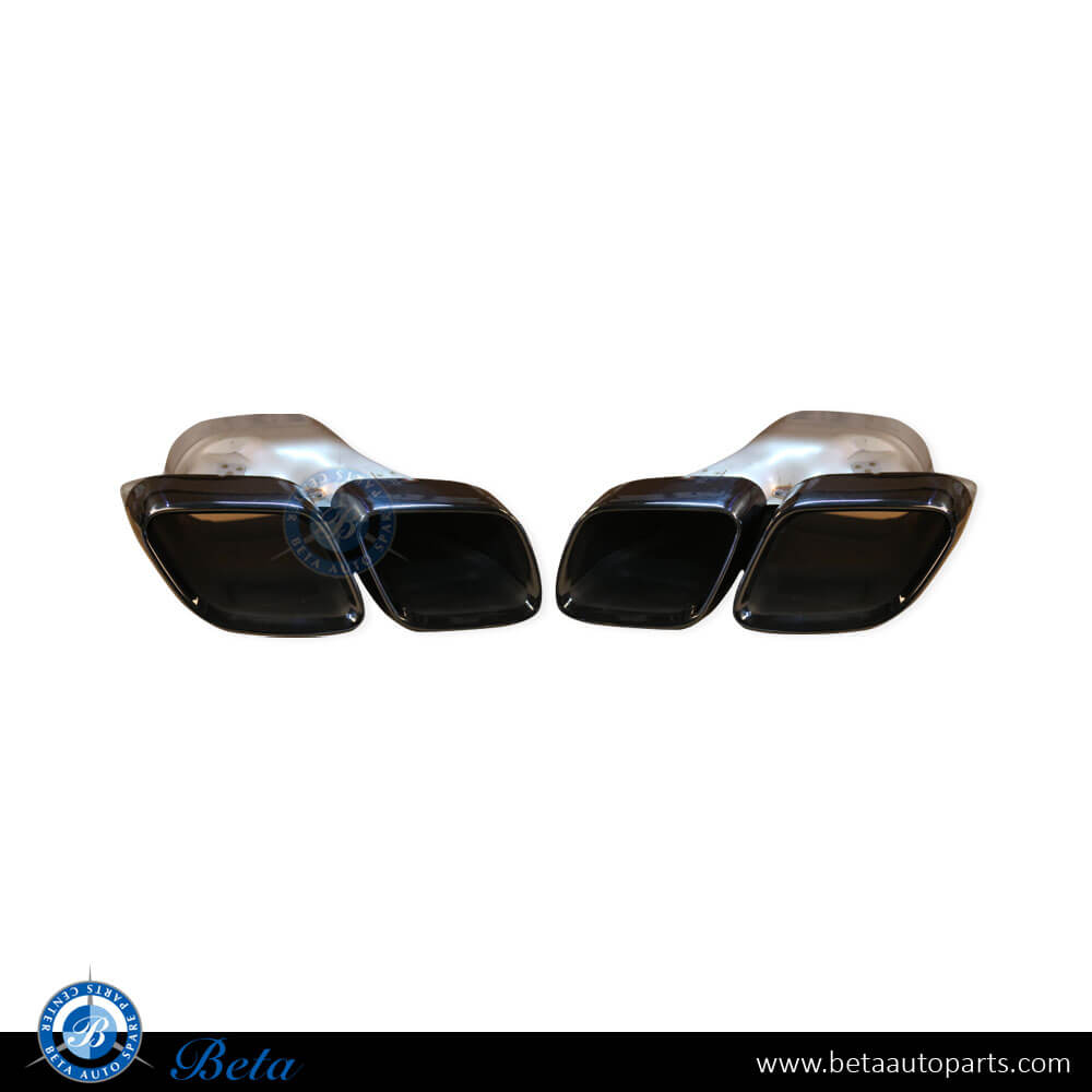 Exhaust Tips AMG GLC63 Black Color for Mercedes GLC-Class W253 2020-Up models, Part Number 2534908901