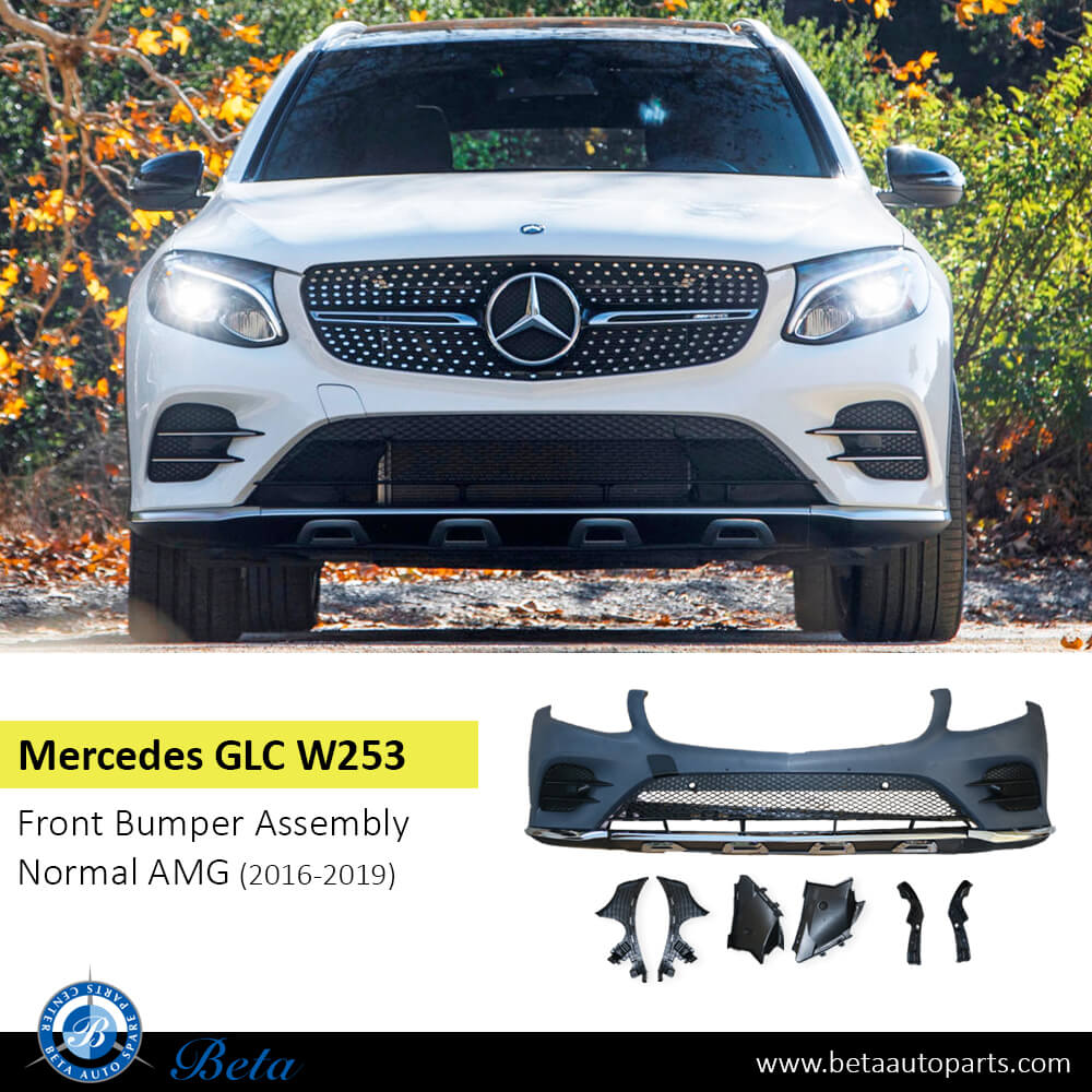 Mercedes GLC-Class W253 (2016-2019), Front Bumper Assembly Normal AMG, China, 2538851101 / 2538853000