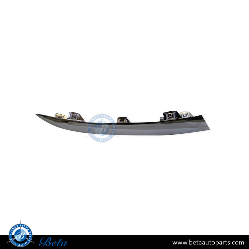 Left Side Front Bumper Chrome Moulding Normal AMG for Mercedes GLC-Class W253/C253 2020-Up models, Part Number 2538851804