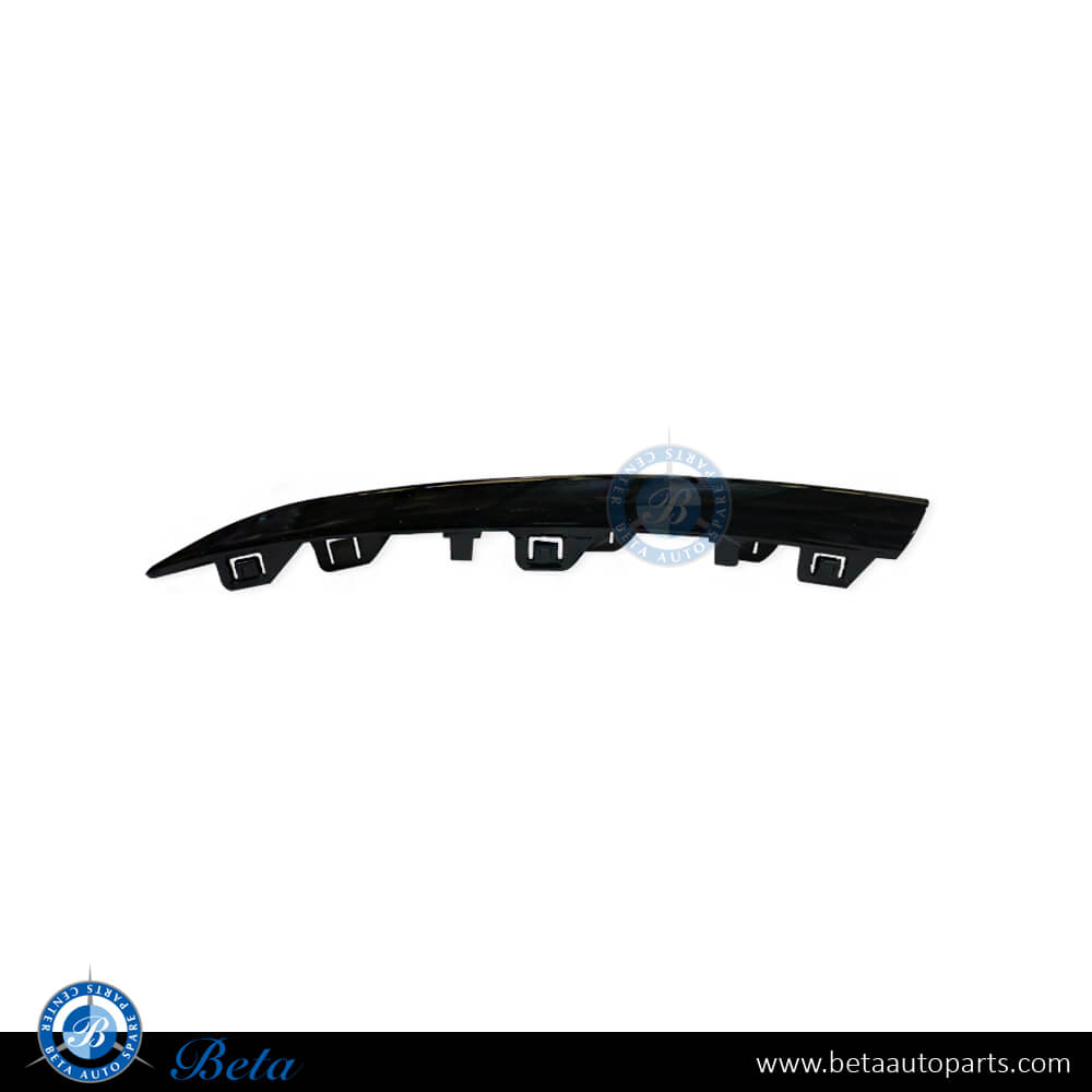 Left Side Front Bumper Moulding Normal AMG - Black for Mercedes GLC-Class W253 / C253 2020-Up models, Part Number 2538852604