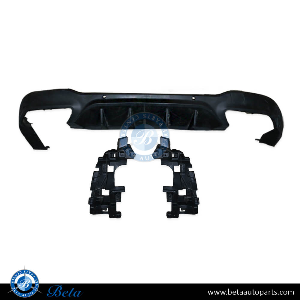 Rear Diffuser AMG GLC63 for Normal AMG for Mercedes GLC-Class W253 2016-2019 models, Part Number 2538855002