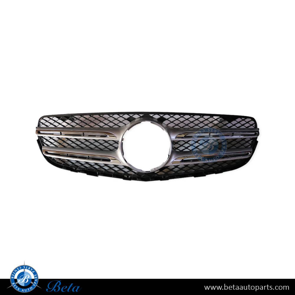 Radiator Grille without Camera Hole for Mercedes GLC-Class W253 2016-2019 models, Part Number 2538882000