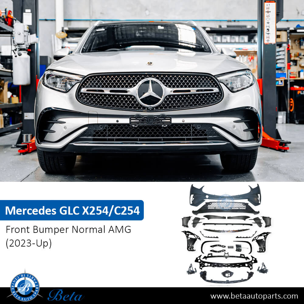 Mercedes GLC-Class X254/C254 (2023-Up), Front Bumper Normal AMG with Park Assist, China, 2548851501