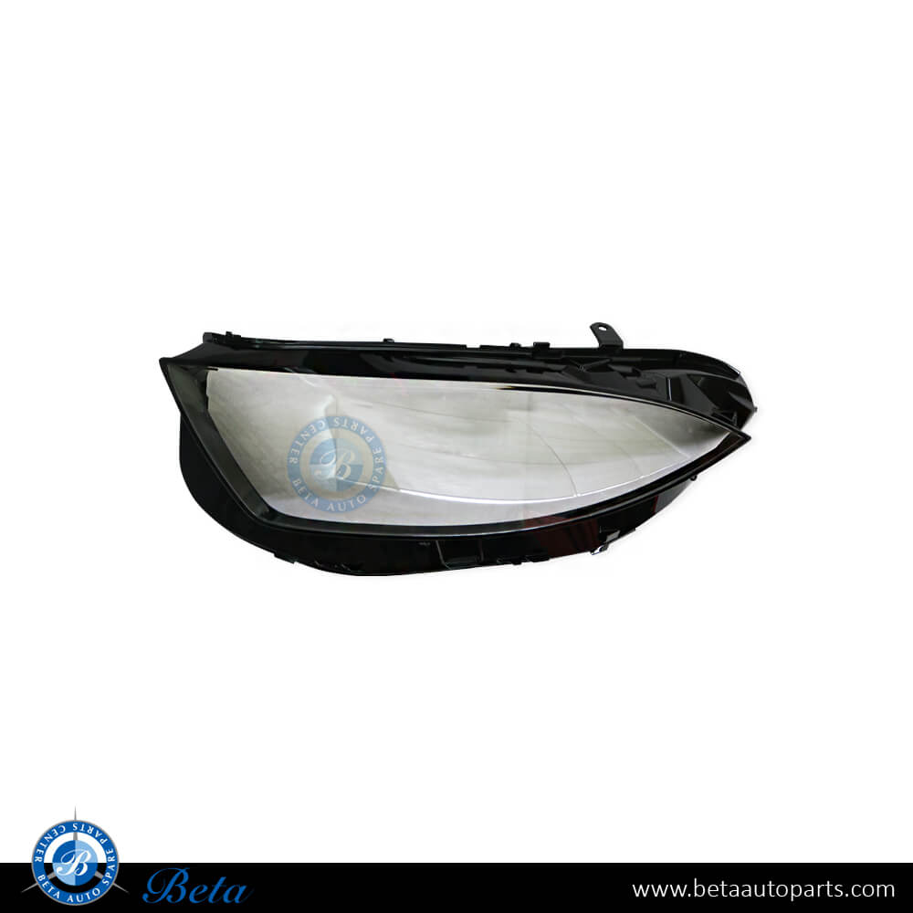 Left Side Headlamp Lens for Mercedes CLS-Class C257 2019-up models, Part Number 2579063902