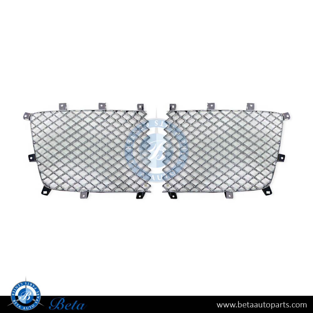 Grilles Chrome color for Bentley Bentayga 2016-2019 models, Part Number 36A853683/36A853684