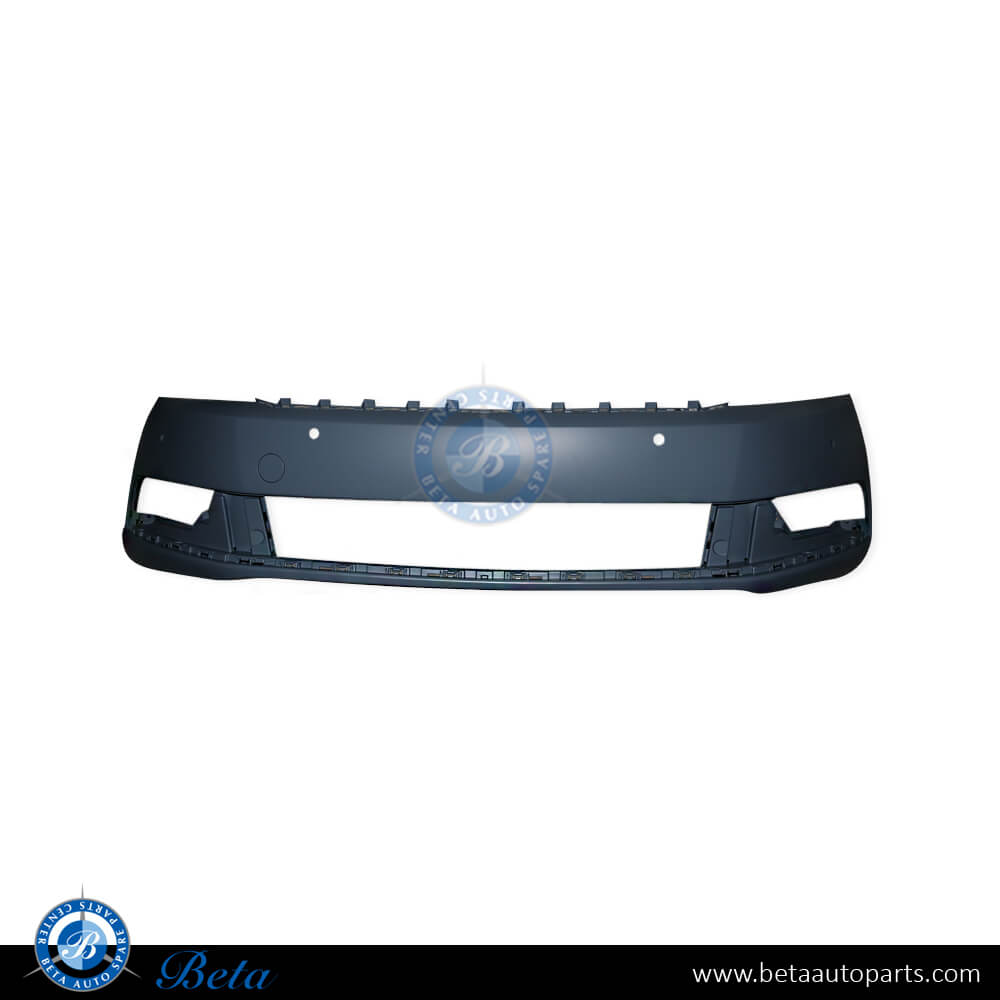 Volkswagen Passat (2011-2014), Front Bumper with PDC with Washer without Park Aid, Taiwan, 3AA807217J