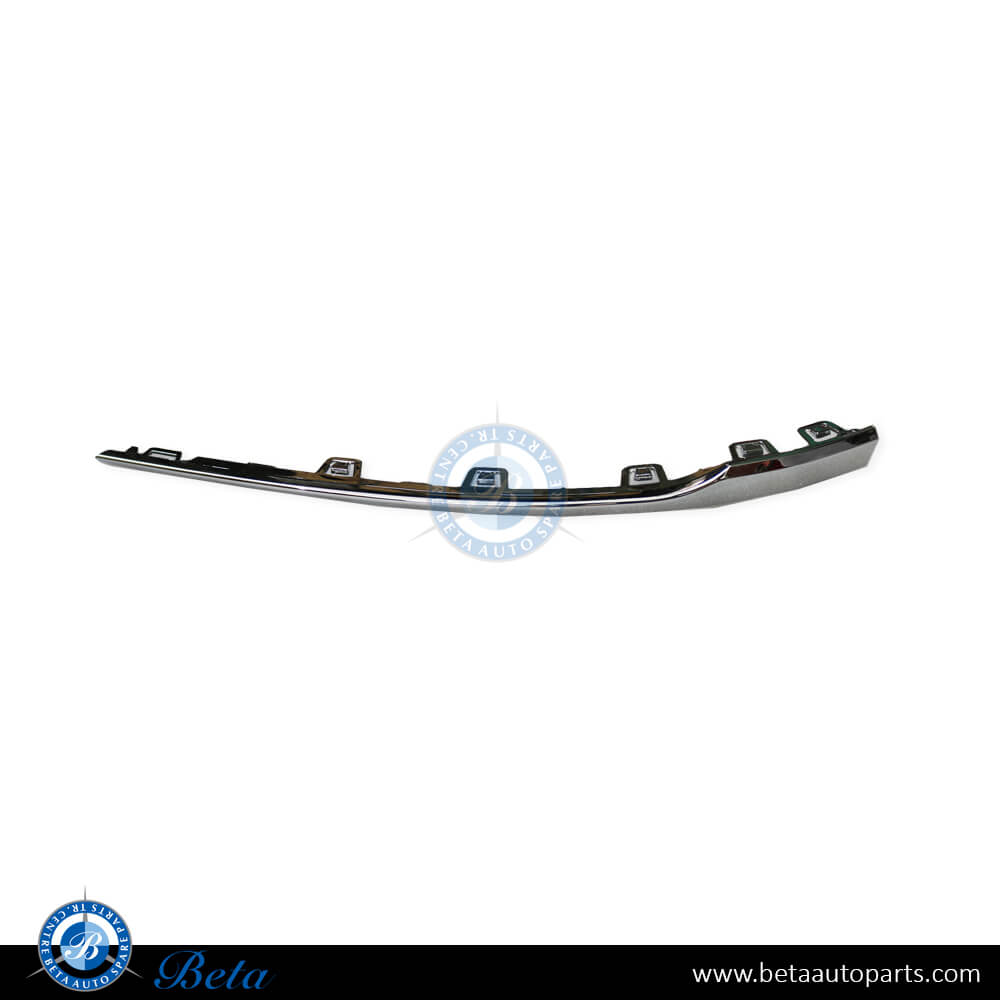 Left Side Front Bumper Chrome Moulding for Volkswagen Passat 2015-2019 models, Part Number 3G0853253