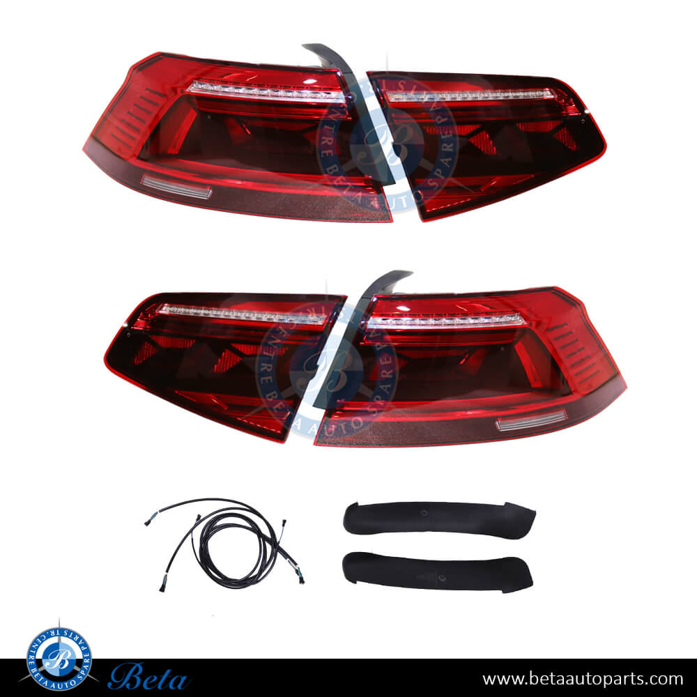 Tail Lamps Upgrade to 2020 B8.5 Look for Volkswagen Passat B8 2015-2019 models, Part Number 3G5945095F / 3G5945096F