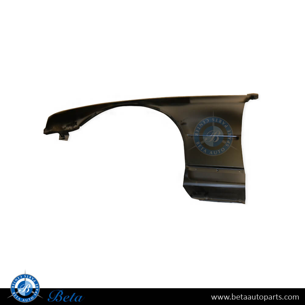 BMW 5 Series E34 (1988-1995), Front Fender with Hole (Left), Taiwan, 41351946925