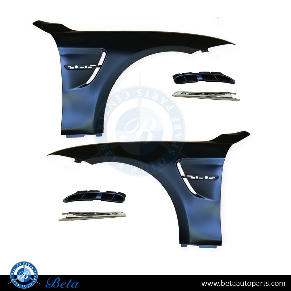 Fenders M Look for BMW 4 Series F32/F36 2014-2020 models, Part Number 41358066917 / 41358066918