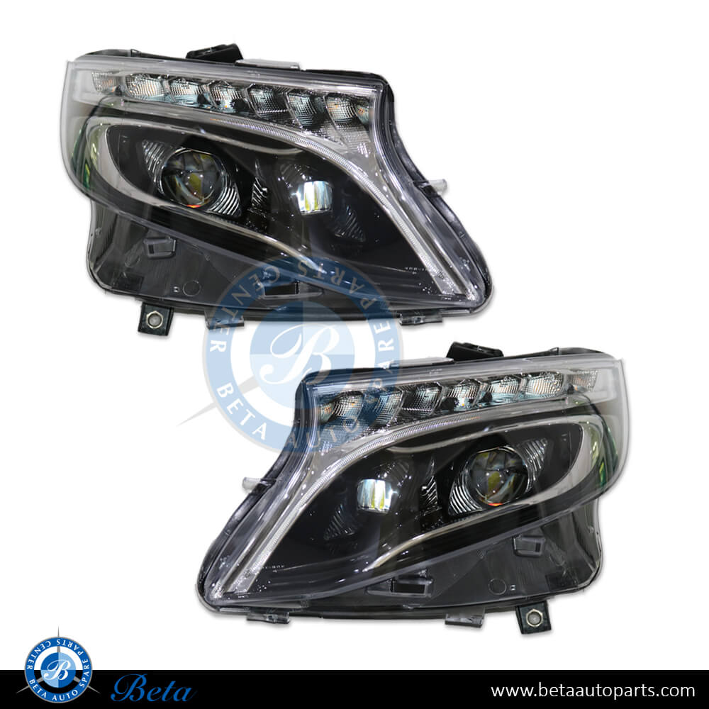 Headlamp Upgrade to LED for Mercedes Vito W447 2015-up models, Part Number 4478200061 / 4478200161