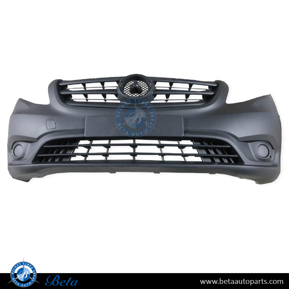 Front Bumper without PDC and without Fog Lamp hole for Mercedes Vito W447 2015-Up models, Part Number 4478850825