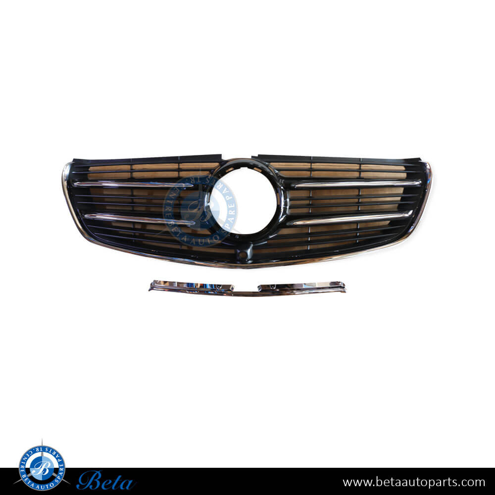 Radiator Grille Normal AMG with Camera Hole for Mercedes Viano W447 2015-Up models, Part Number 4478880223