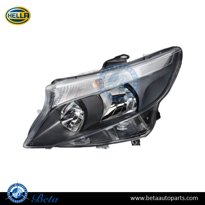 Left Side Headlamp Normal for Mercedes Vito W447 2020-Up models, Part Number 4479067700