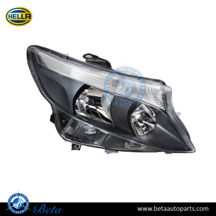 Right Side Headlamp Normal for Mercedes Vito W447 2020-Up models, Part Number 4479067800