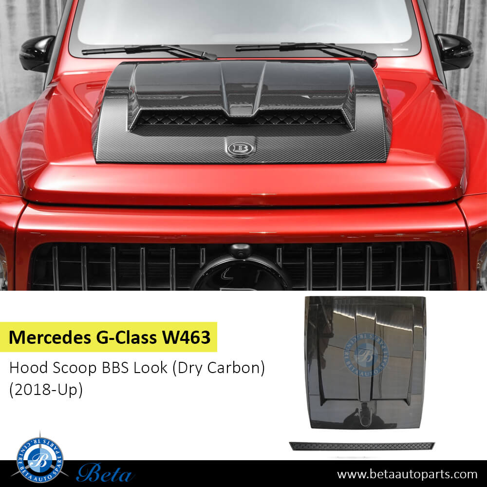 Mercedes G-Class W463 (2018-Up), Hood Scoop BBS Look (Dry Carbon), China, 4638802700