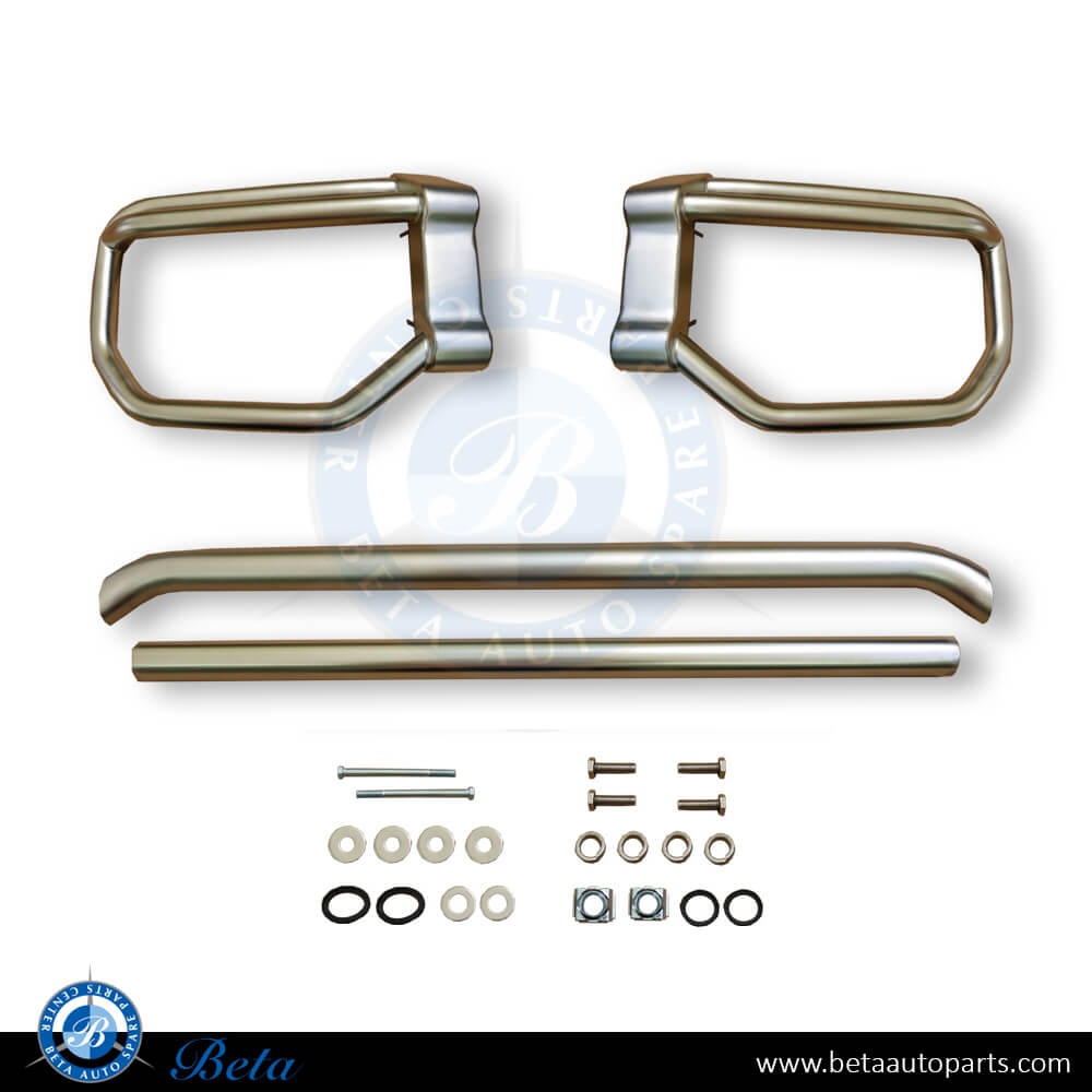 Bull Bar Upgrade to 2018 Look Chrome color for Mercedes G-Class W463 1992-2017 models, Part Number 4638807801