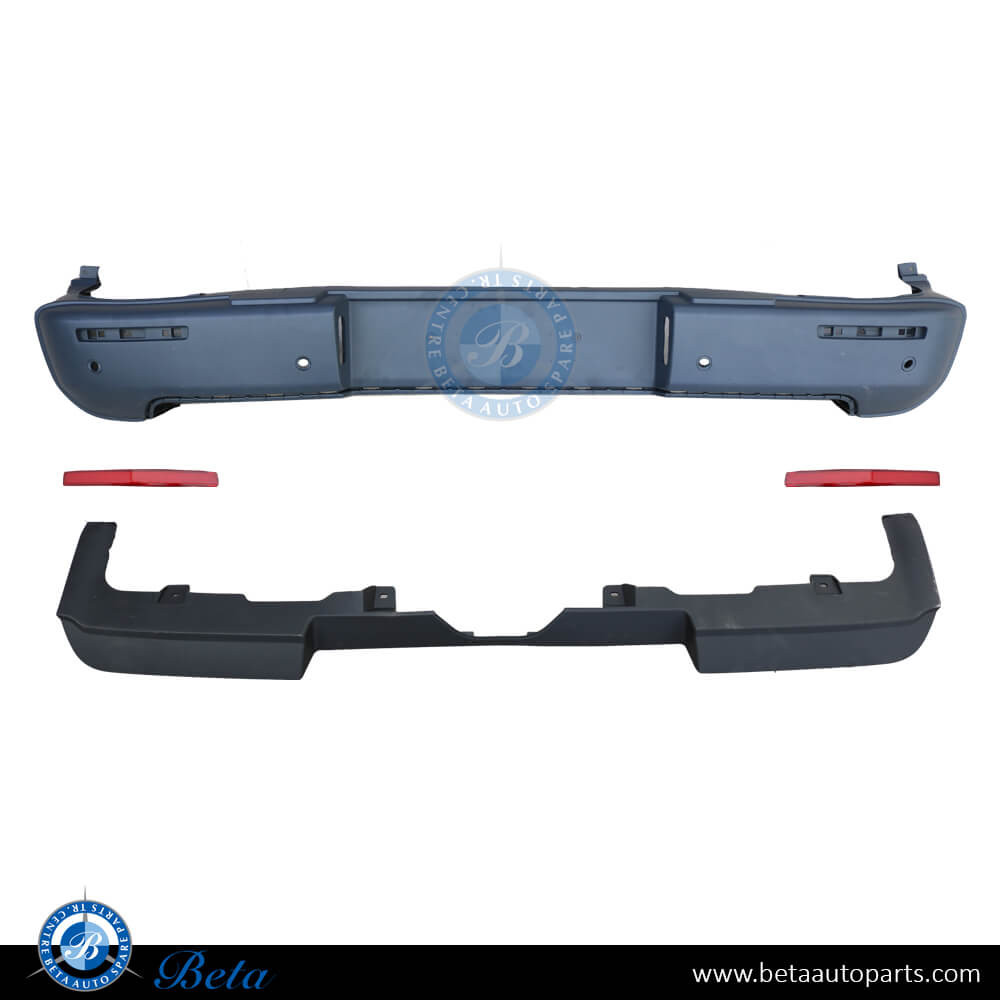 Rear Bumper AMG G63 for Mercedes G-Class W463 2018-Up models, Part Number 4638857402