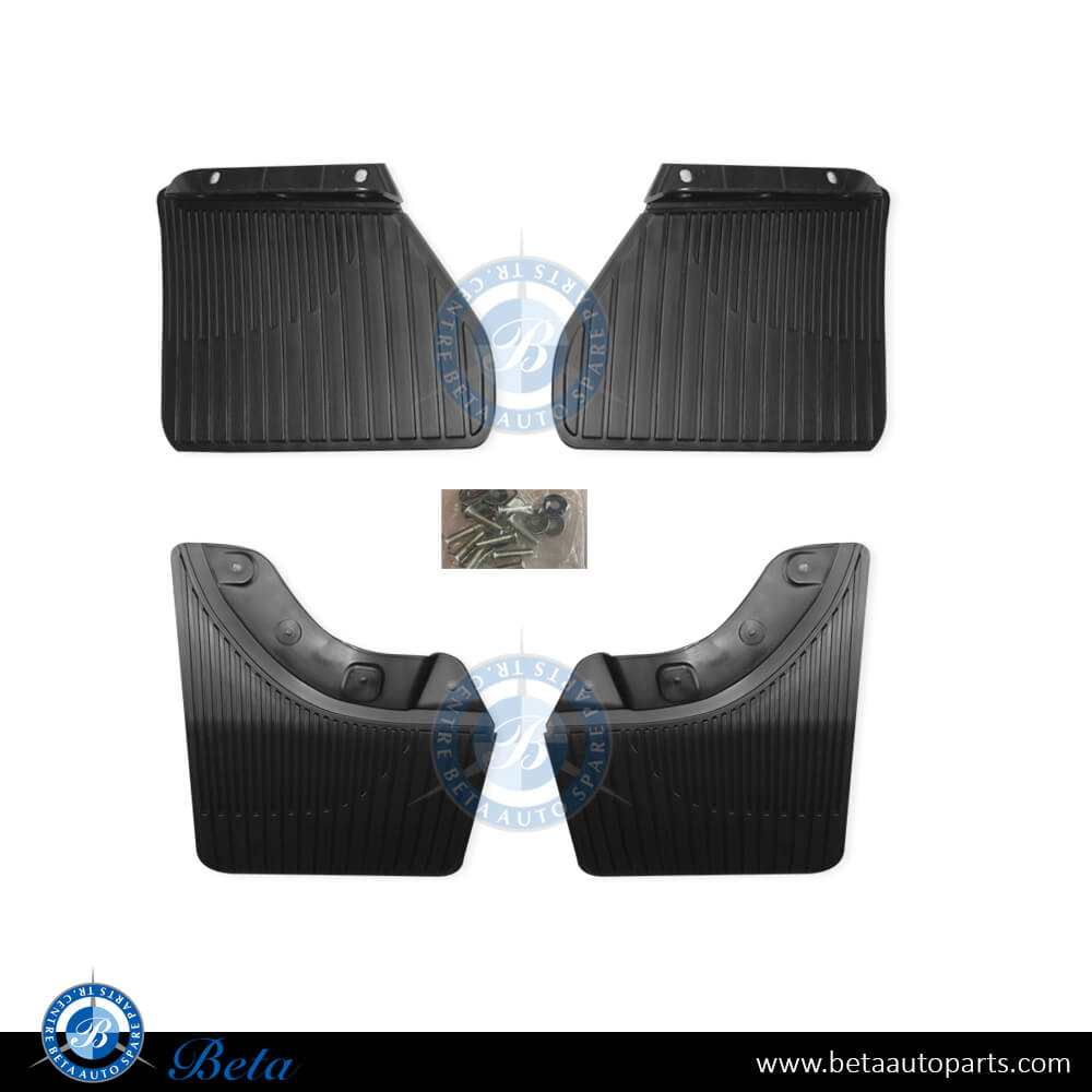 Mud Flaps for Mercedes G-Class W463 2018-Up models, Part Number 4638890900/4638891000/4638892700/4638892800