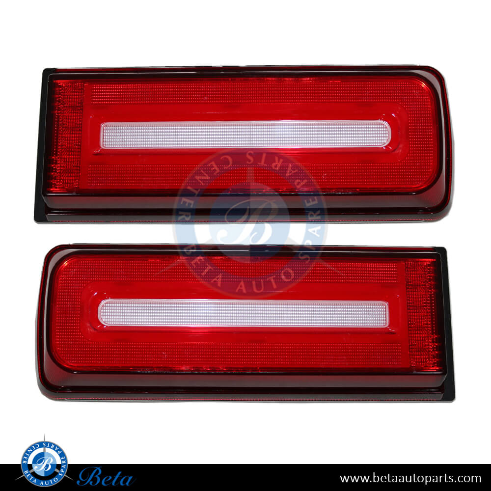 Tail Lamp Upgrade to 2018 look Red for Mercedes G-Class W463 1992-2017 models, Part Number 4639068100 / 4639068300