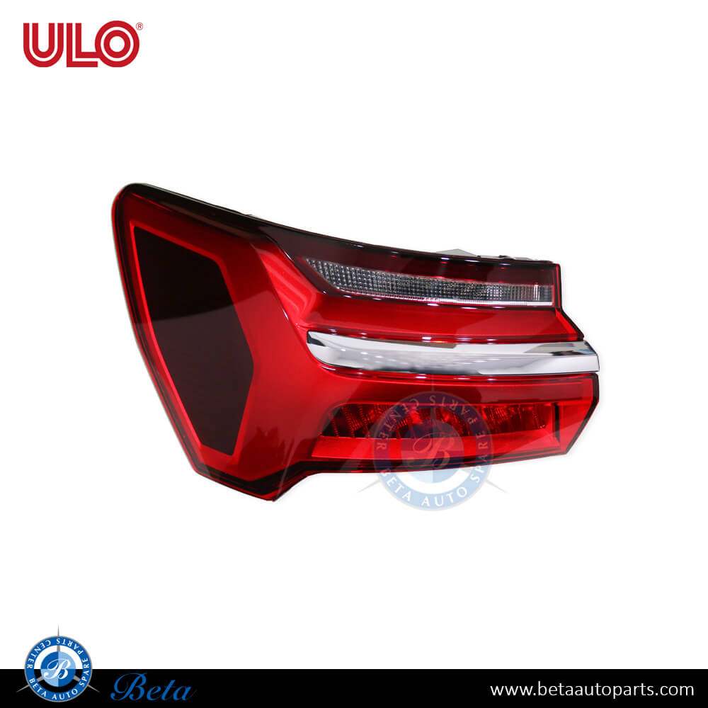 Left Side Tail Lamp LED Silver for Audi A6 2019-Up models, Part Number 4K5945069