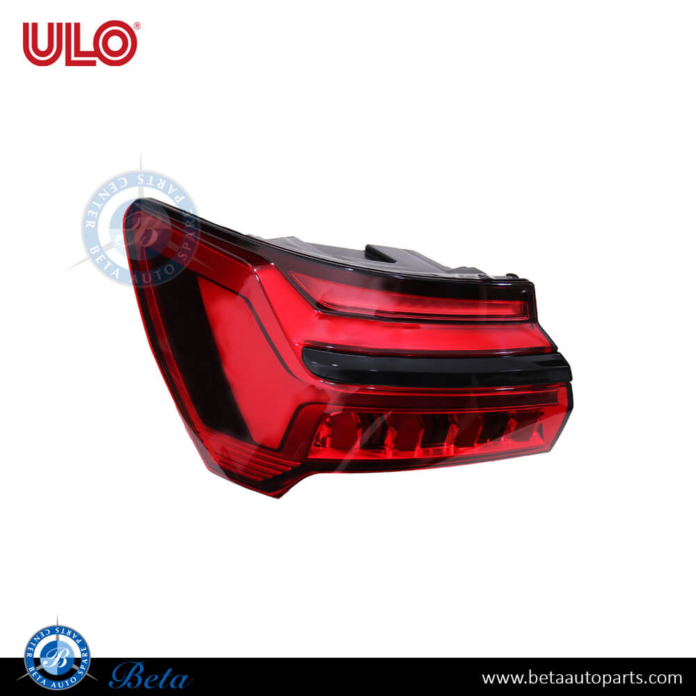 Left Side Tail Lamp LED with Dynamic Blinker Black for Audi A6 2019-Up models, Part Number 4K5945091D