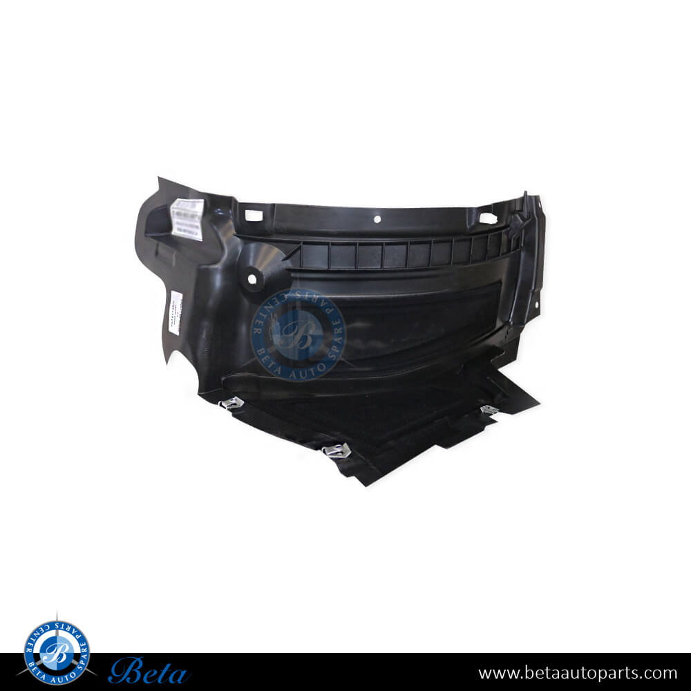 Audi A6 (2011-2014), Front Wheel Fender Liner Triangular Cover (Left), China, 4G0853887C