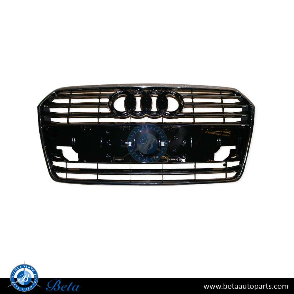 Grille Black Color for Audi A7 2015-2017 models, Part Number 4G8853651GT94