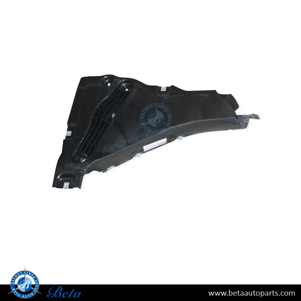 Left Side Front Wheel Fender Liner Triangular Cover for Audi A7 2019-Up models, Part Number 4K8853887E