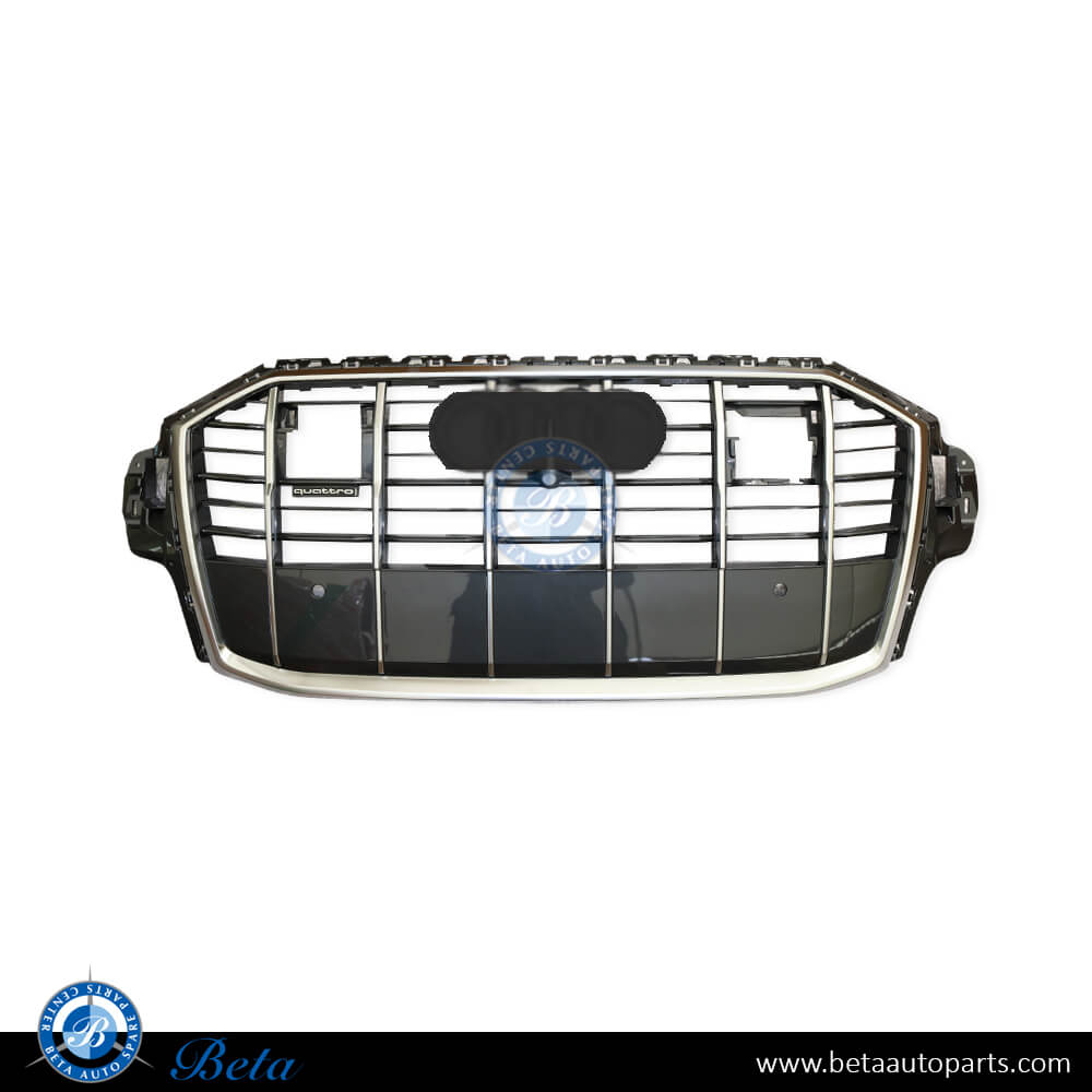 Radiator Grille with PDC with Park Assist with Acc for Audi Q7 2020-Up models, Part Number 4M0853651AG