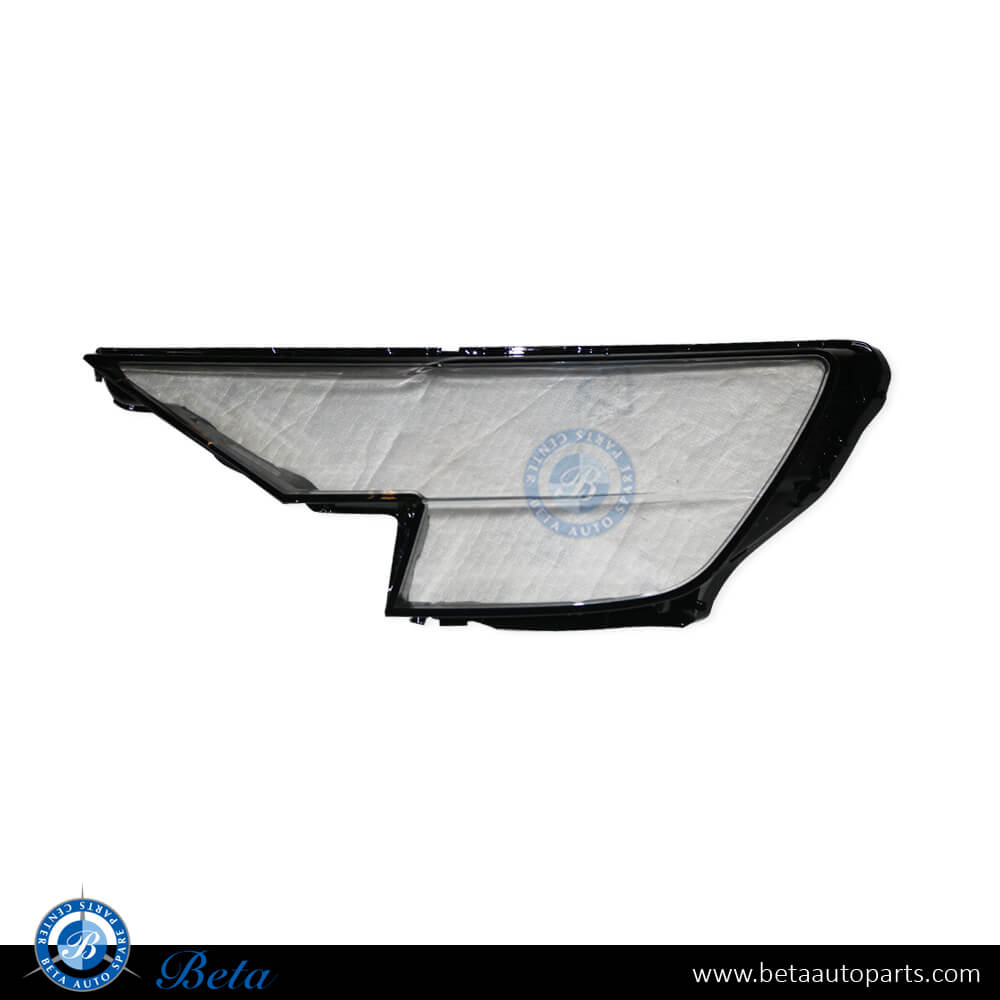 Left Side Headlamp Lens for Audi Q8 2019-Up models, Part Number 4M8941773