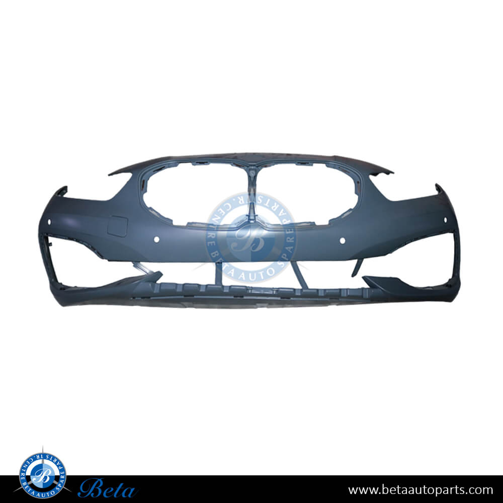 Front Bumper with PDC (Luxury/Sport Line) for BMW 1 Series 2020-Up models, Part Number 51115A0B7C9