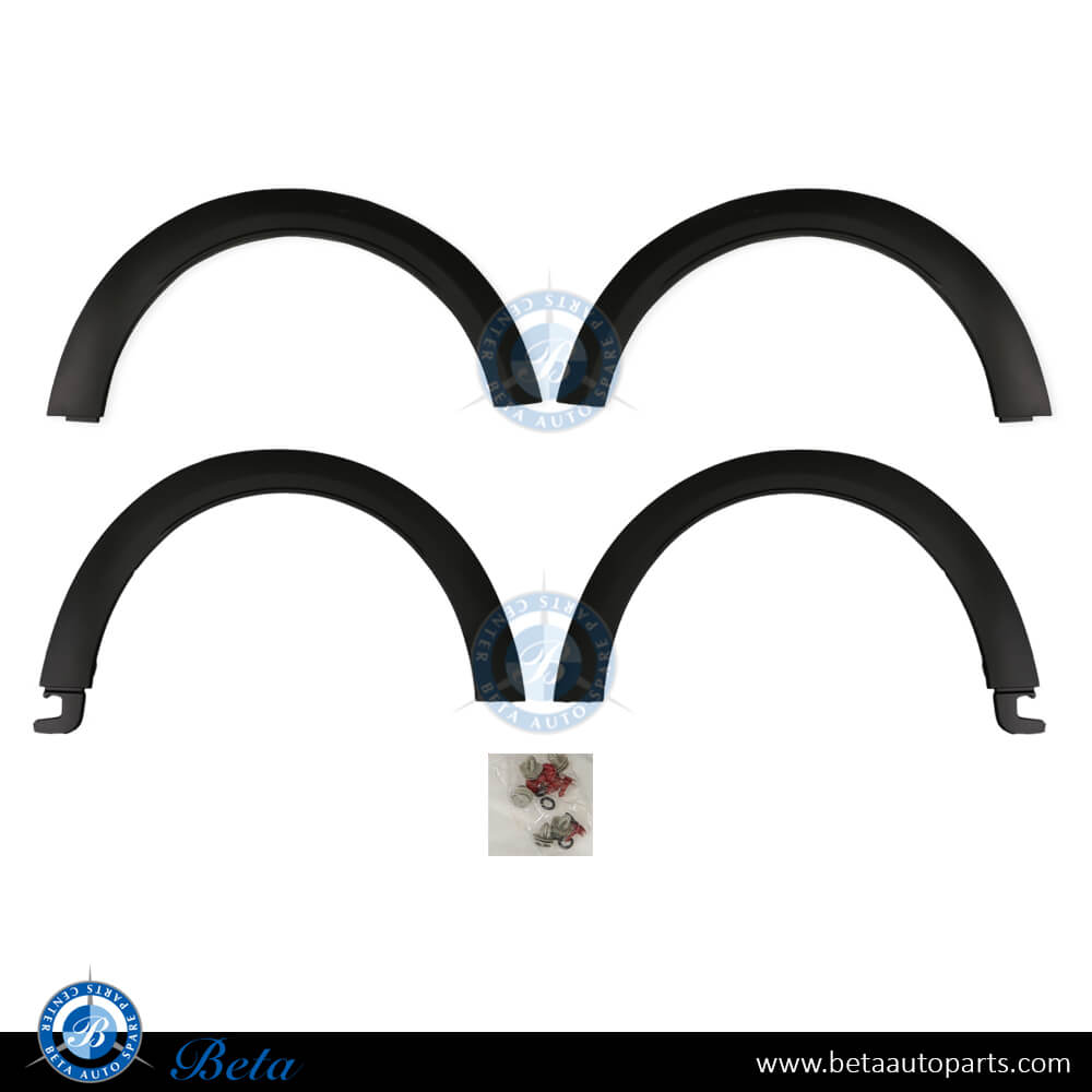 Wheel Arches JCW for Mini Hatch F56/F57 LCI 2021-Up models, Part Number 51115A3C7F1/51115A3C7F2/51119450667/51119450668