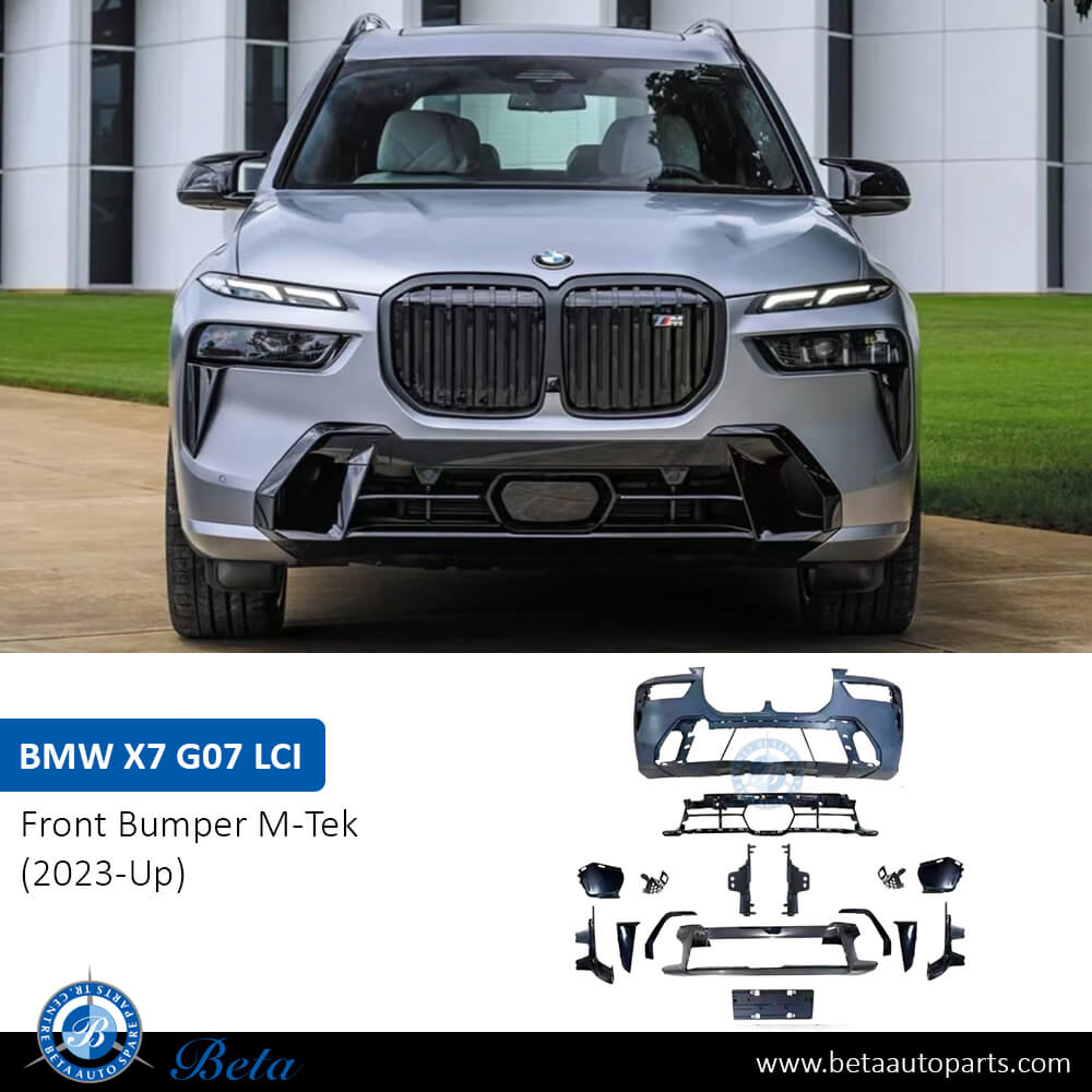 BMW X7 G07 LCI (2023-Up), Front Bumper M-Tek, China, 51115A4F6E1