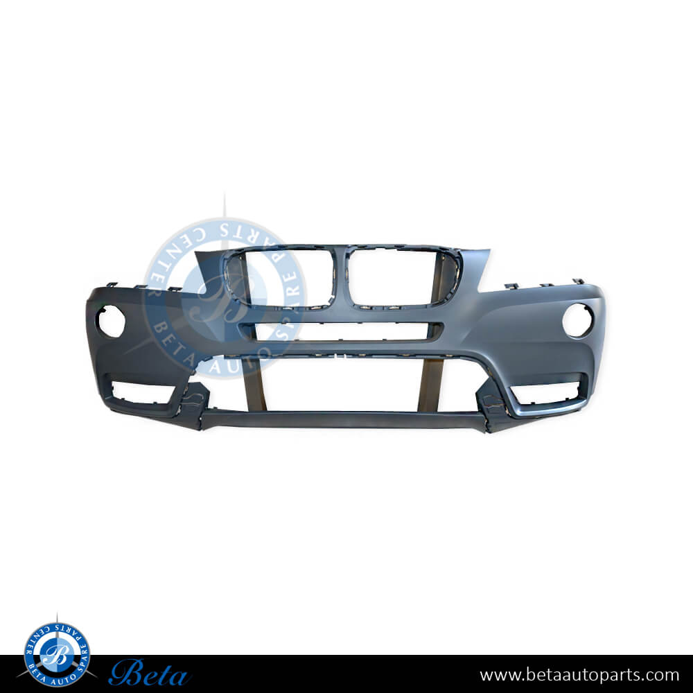 Front bumper without washer for BMW X3 F25 2011-2017 models, Part Number 51117210451