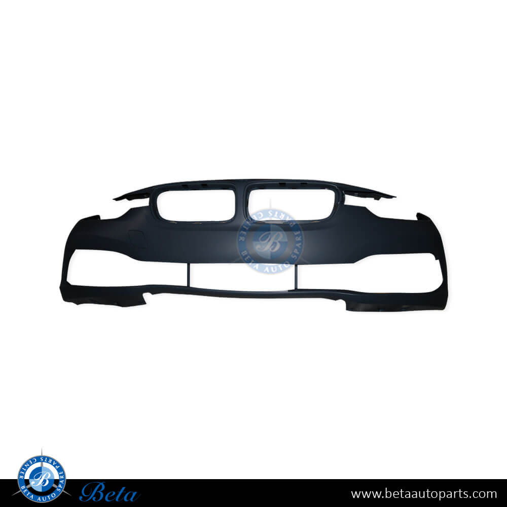 Front Bumper without PDC without Washer Luxury Line for BMW 3 Series F30 LCI 2016-2018 models, Part Number 51117427120