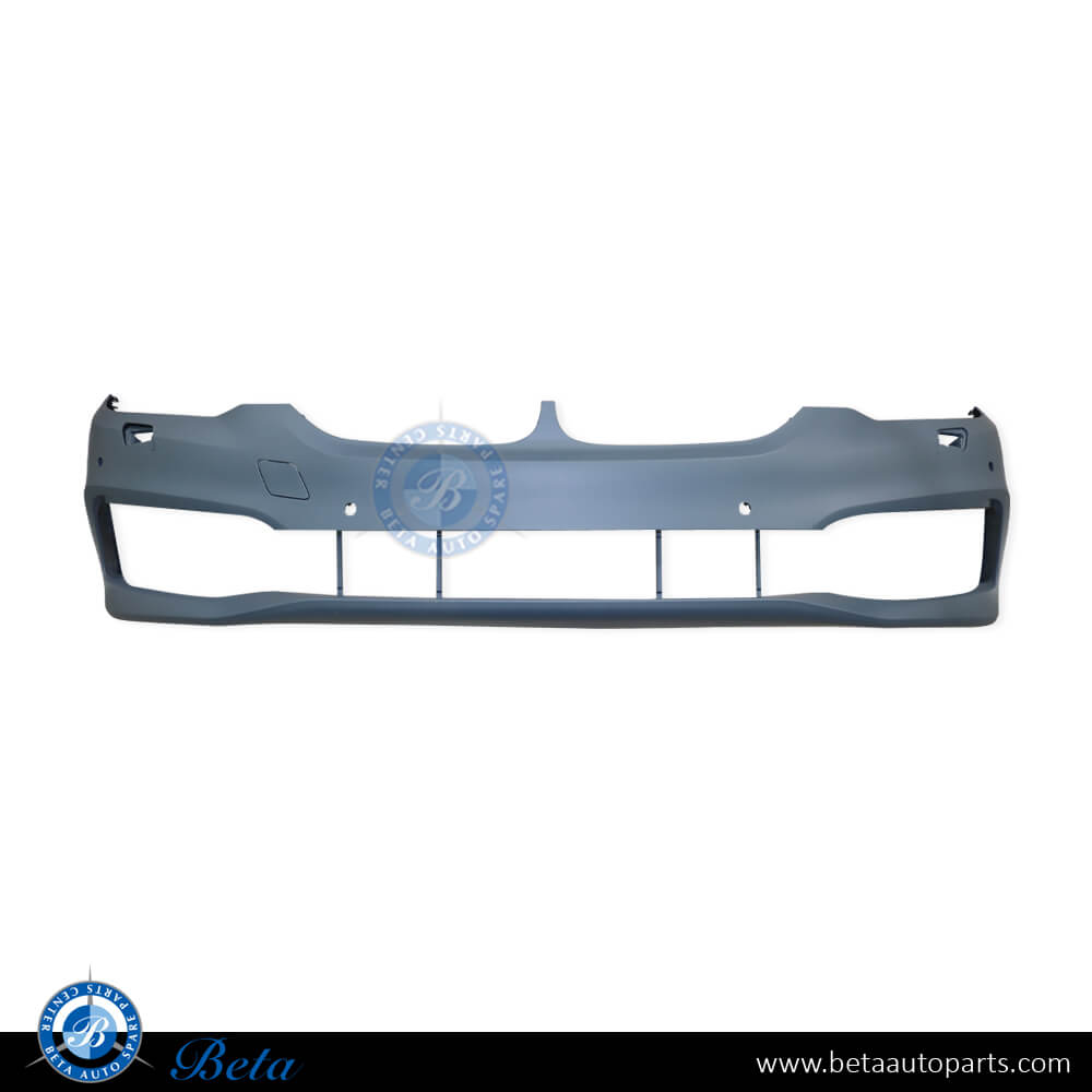 BMW 5 Series G30 (2017-2020), Front Bumper with PDC with Washer, Taiwan, 51117427443