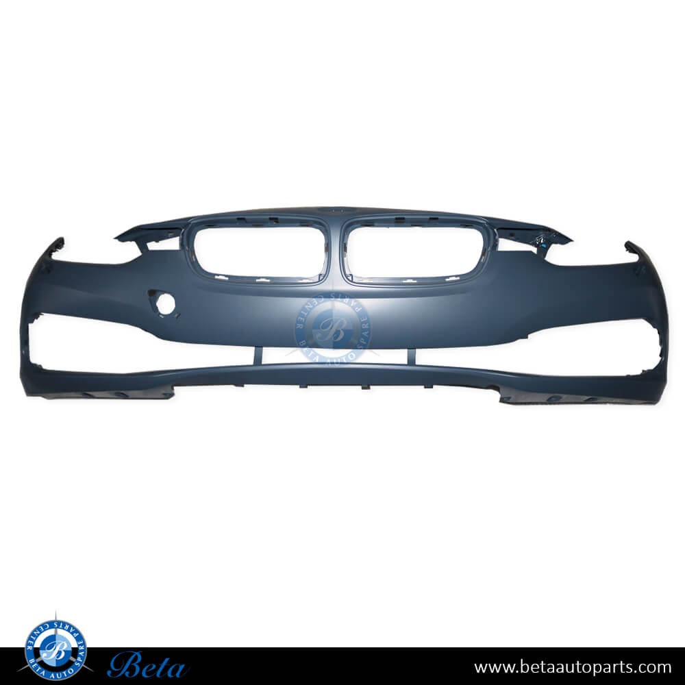 Front Bumper without PDC and with Washer Standard for BMW 3 Series F30 LCI 2016-2018 models, Part Number 51117445094