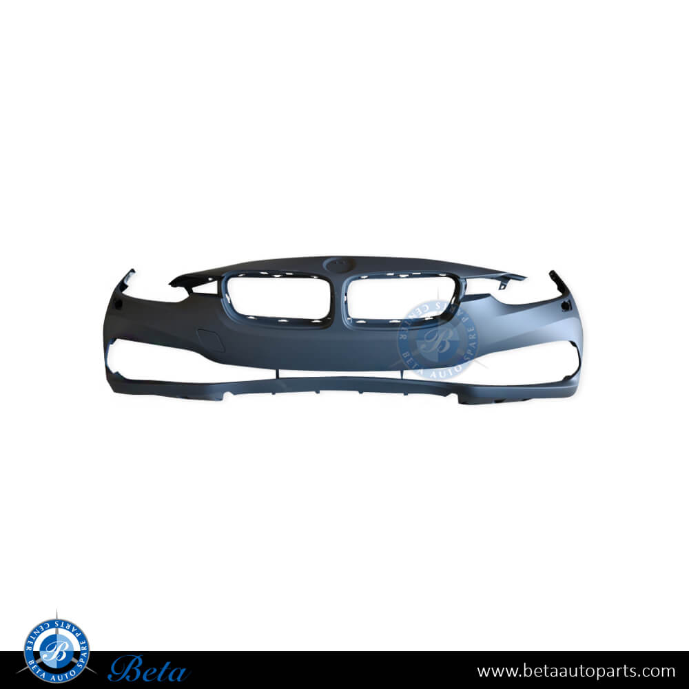 Front Bumper without PDC with Washer Sport Line for BMW 3 Series F30 LCI 2016-2018 models, Part Number 51117445139