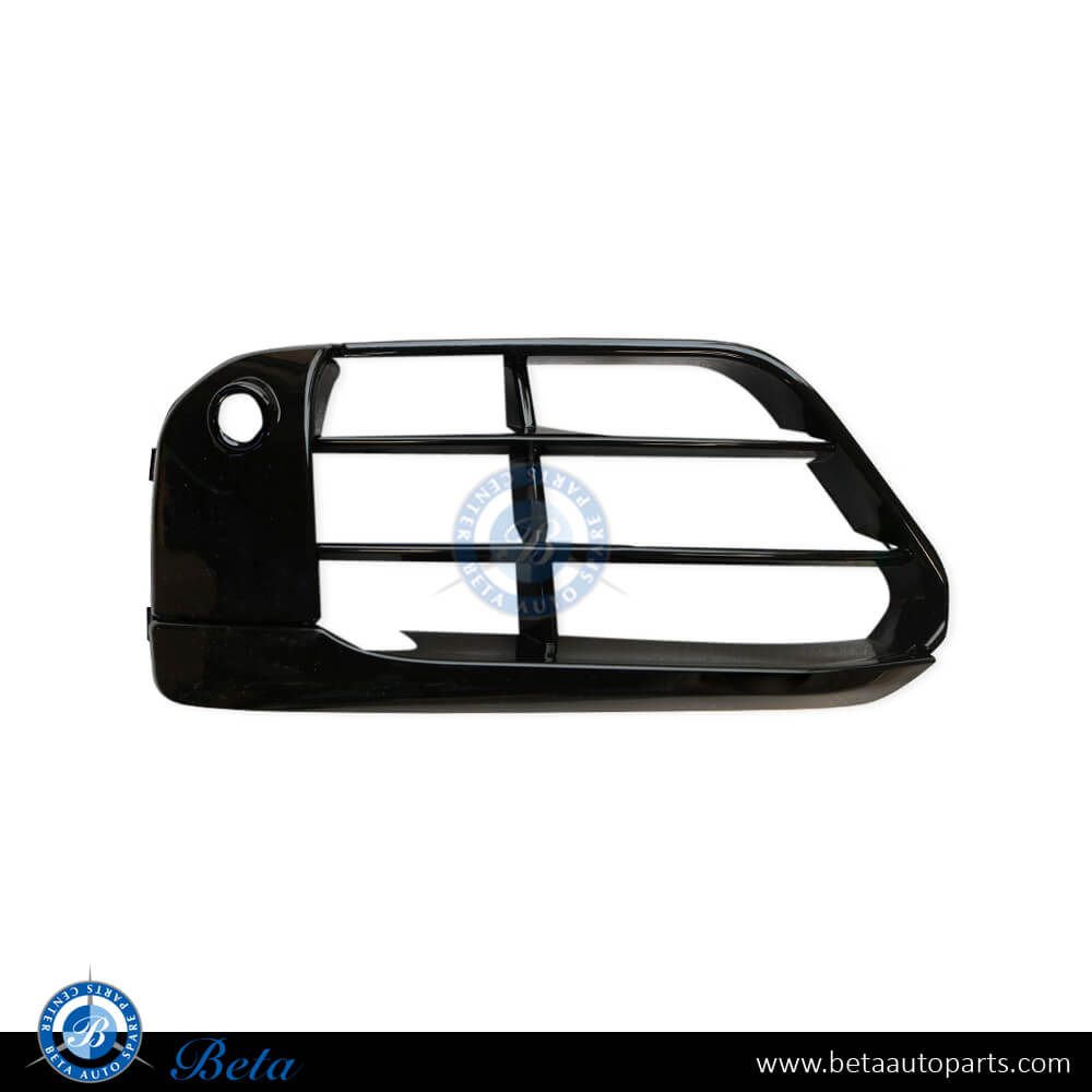 Right Side Fog Lamp Cover with PDC - Black for BMW X1 F48 2015-Up models, Part Number 51117453980