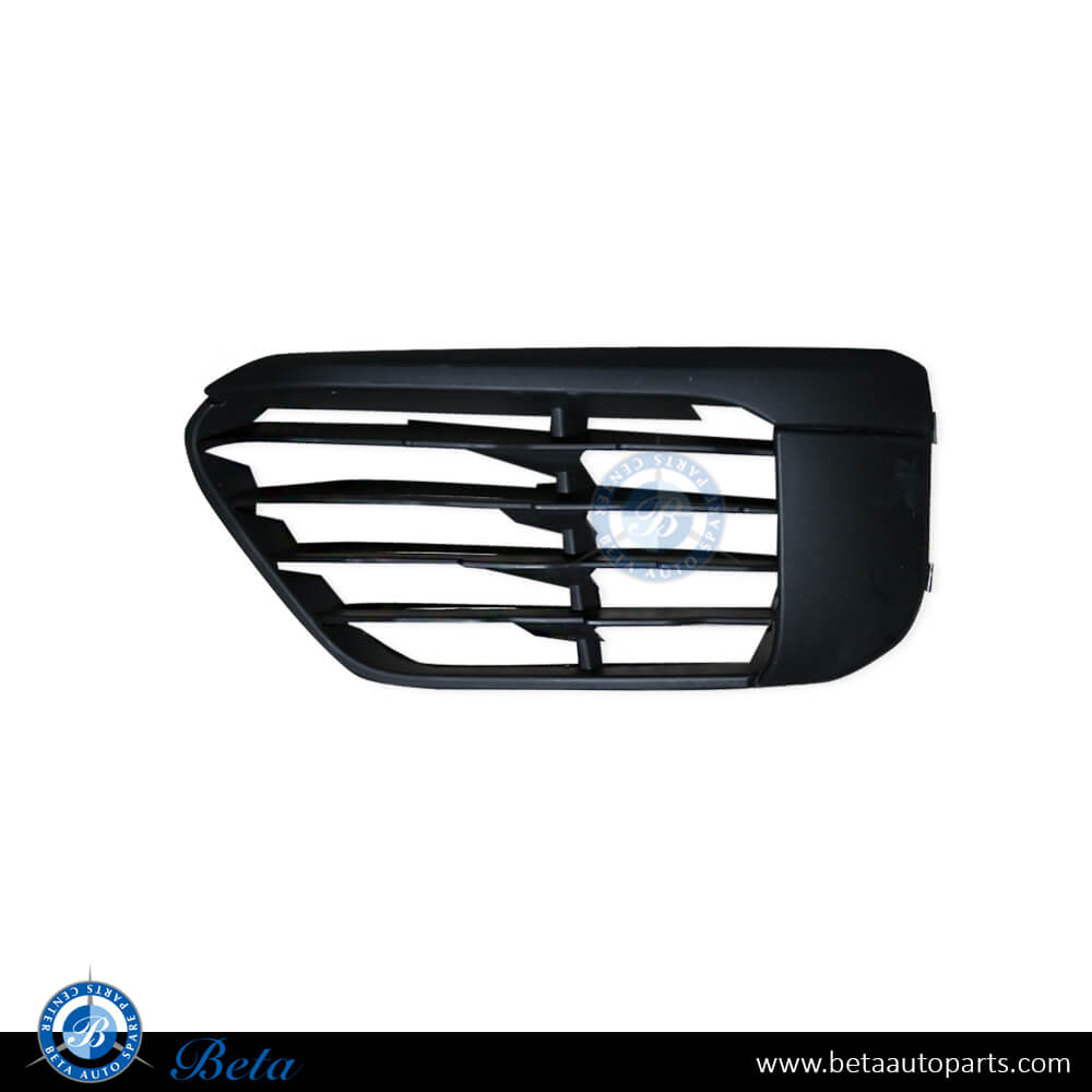 Left Side Fog Lamp Cover - Black for BMW X1 F48 2015-Up models, Part Number 51117453981