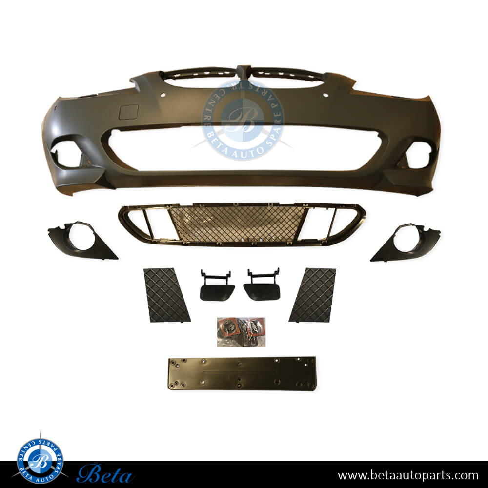 BMW 5 Series E60 LCI (2008-2009), Front Bumper with PDC M-Tek, Taiwan, 51117897208