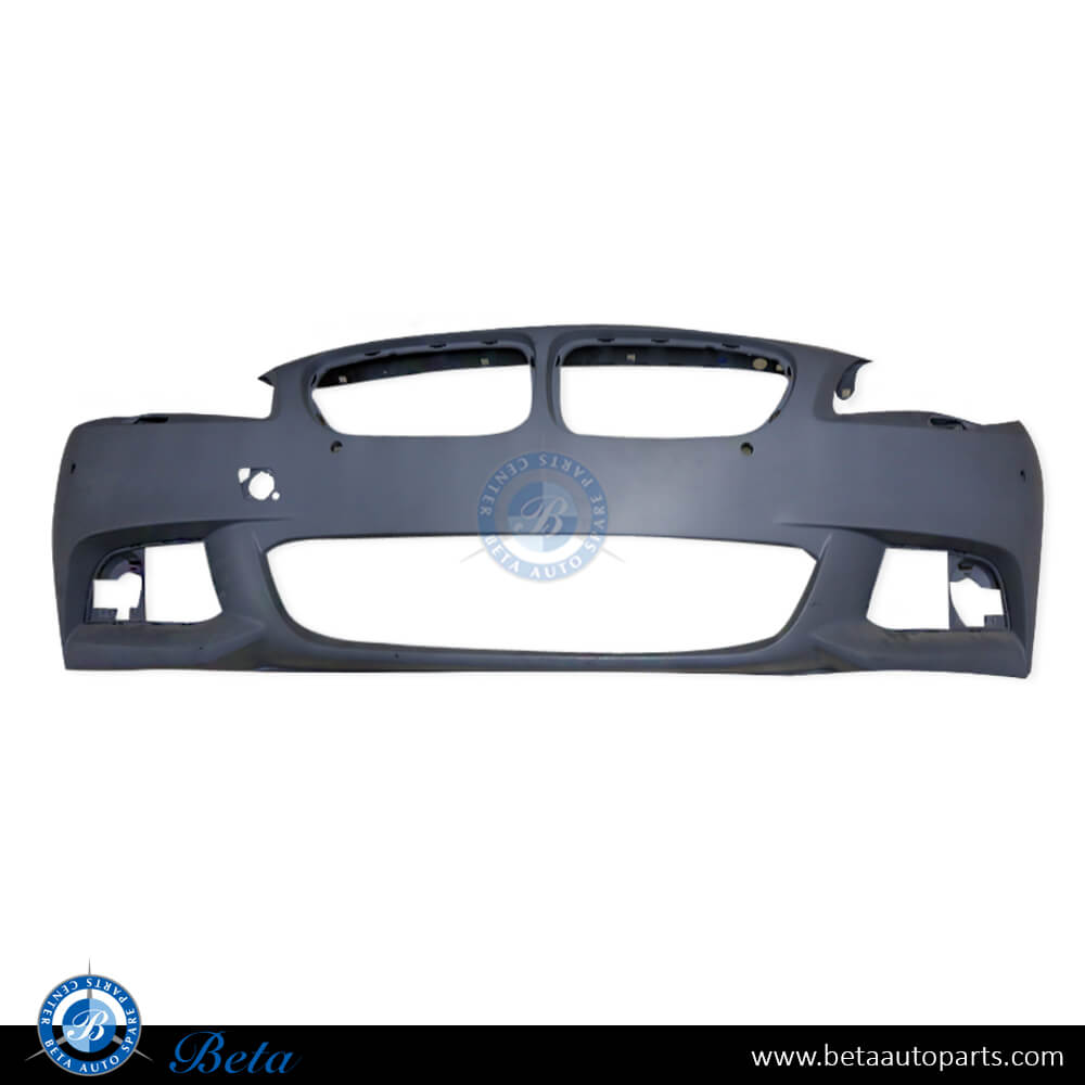 BMW 5 Series F10 (2010-2013), Front Bumper M-Tek with PDC and Washer, Taiwan, 51118048668 / 51118053874